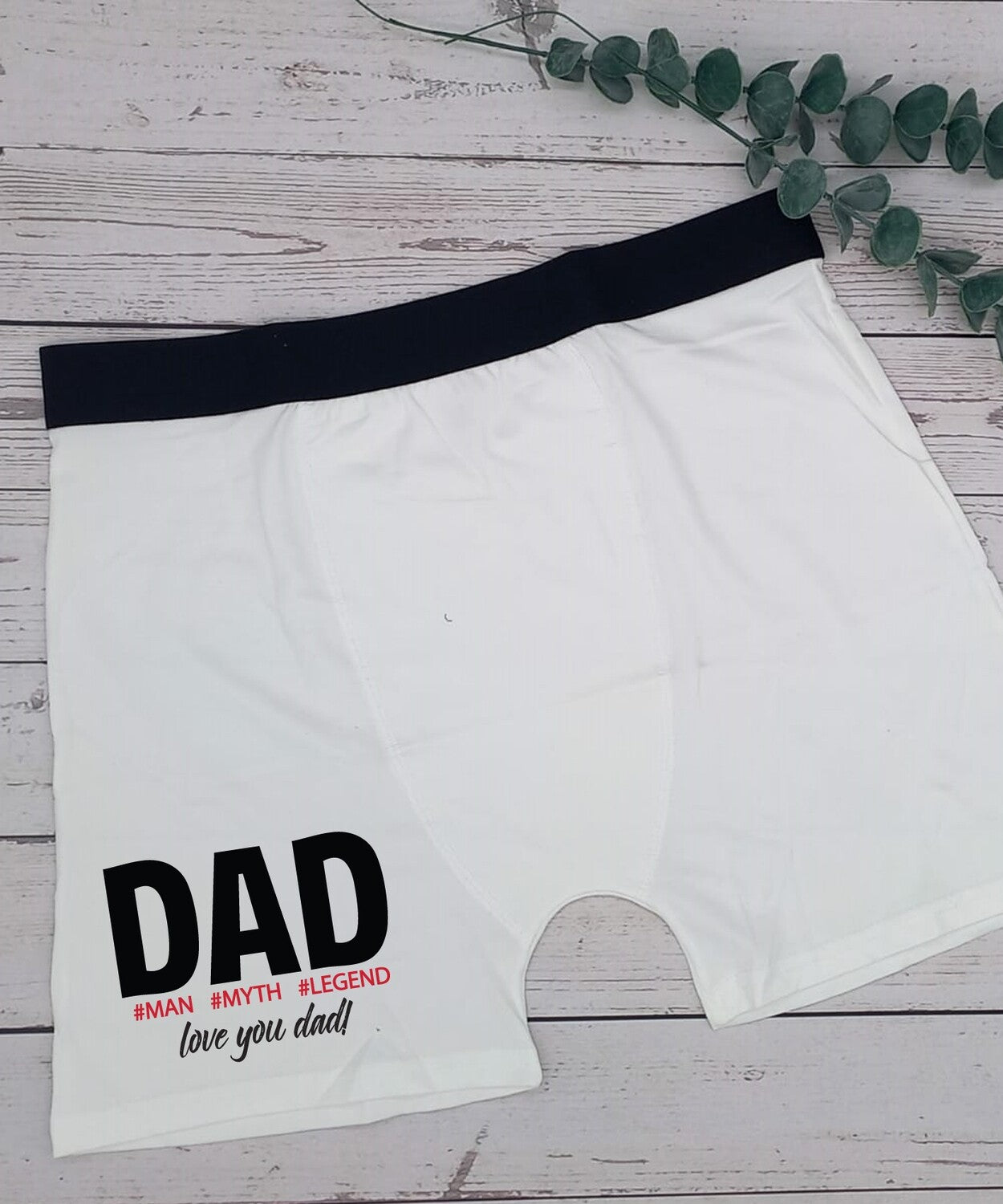 Personalised Mens Underwear for Dad