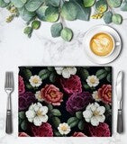 Personalised Succulent Placemat Set of 4 from Happy Look | South Africa –An MDF placemat with a rich burgundy background adorned with a floral design featuring elegant blooms in complementary shades. Perfect for birthdays, Mother’s Day, and bridal showers. A daily reminder of love and special moments.