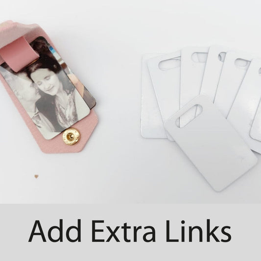 Extra Photo Links for Personalised Leather Keyring