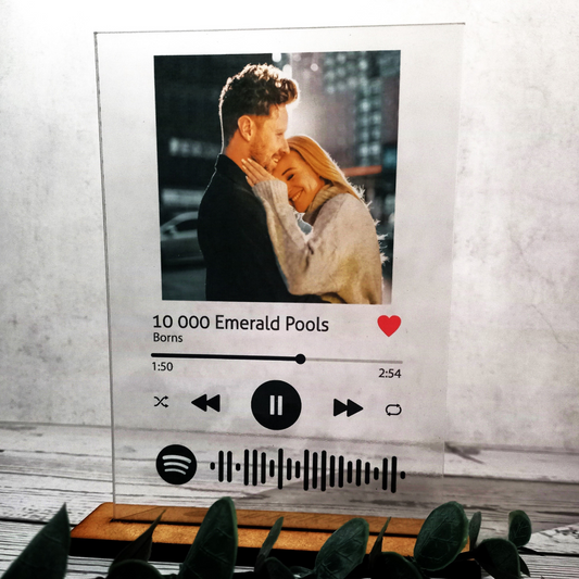 Personalised Music Plaque