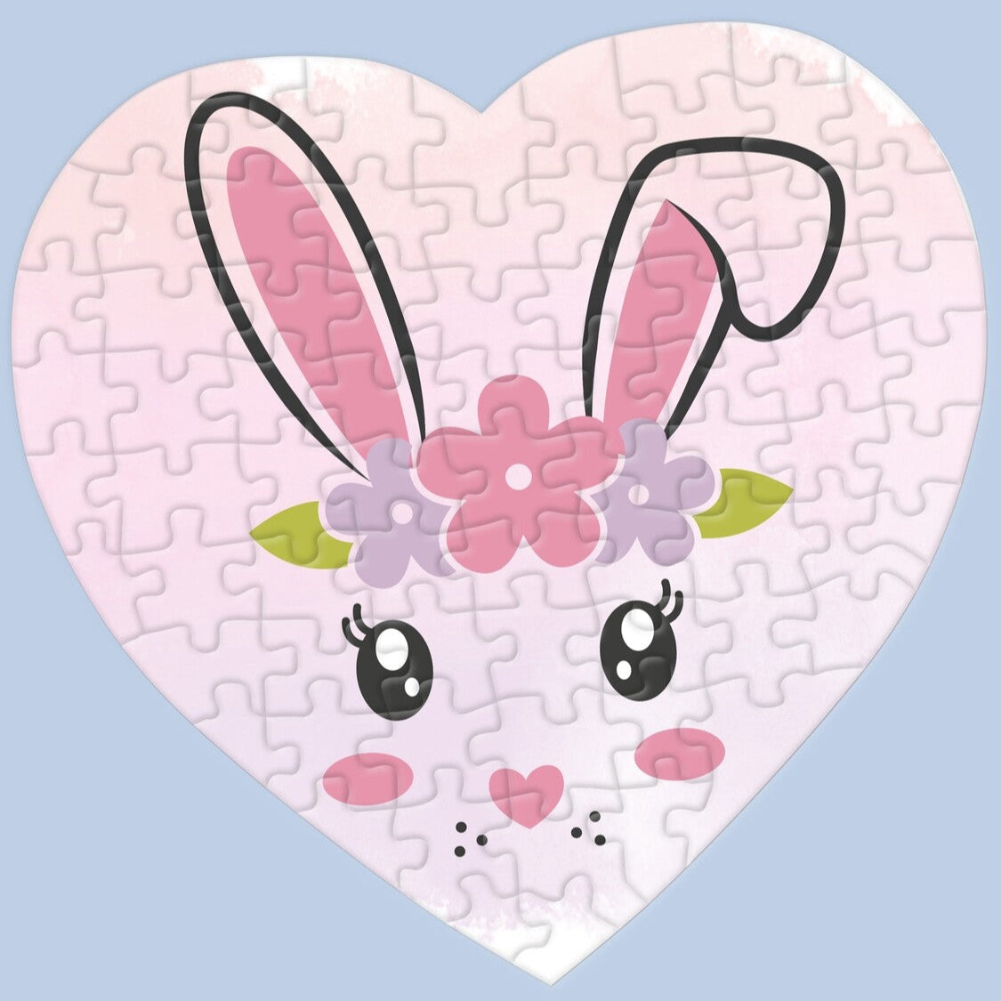 Personalised Floral Bunny Puzzle from Happy Look | South Africa – Features a cute bunny face adorned with flowers. Perfect for Easter and customisable with a child’s name. A thoughtful gift that brings joy and lasting memories. Shop now!