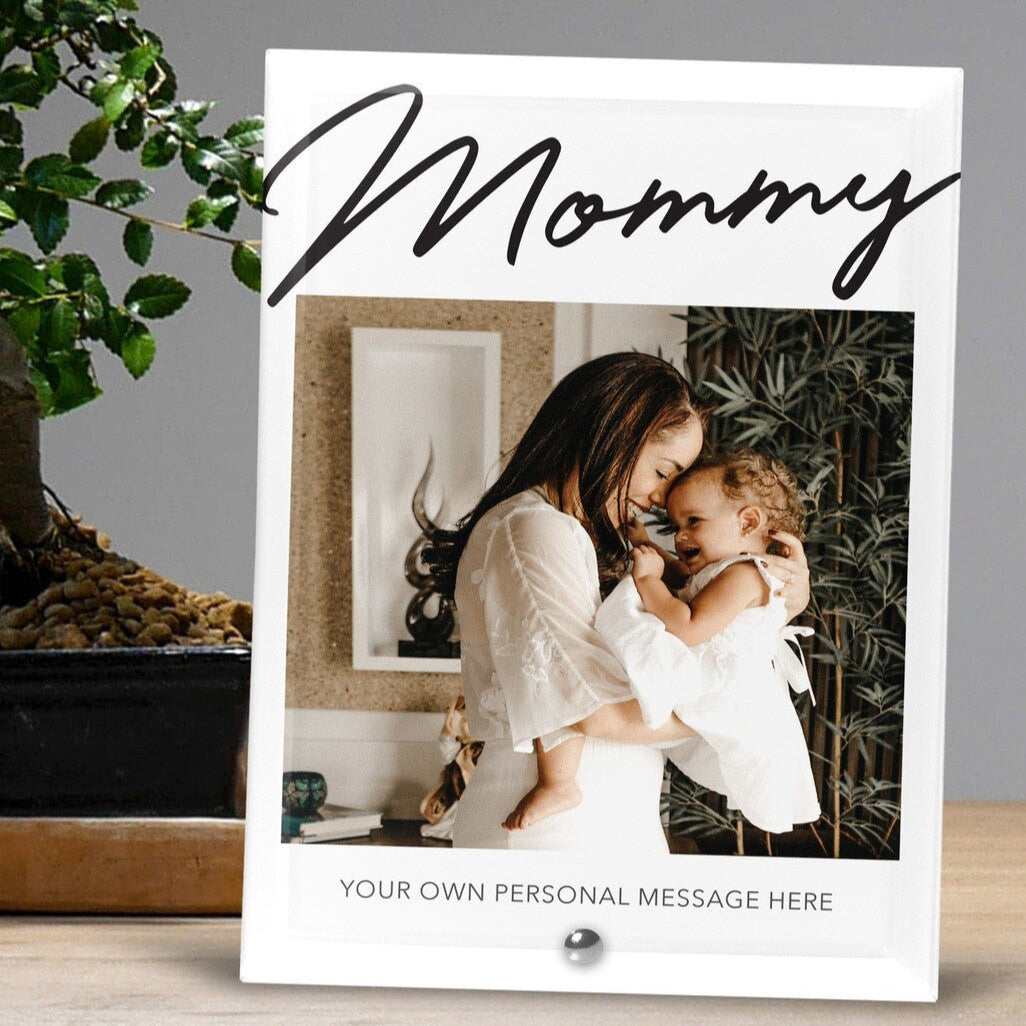 Personalised Glass Tile from Happy Look | South Africa – Stunning decorative art piece with customizable text. Perfect for Mother's Day, birthdays, or any occasion celebrating loved ones and customisable with a personal message. A thoughtful gift that brings joy and lasting memories. Shop now!