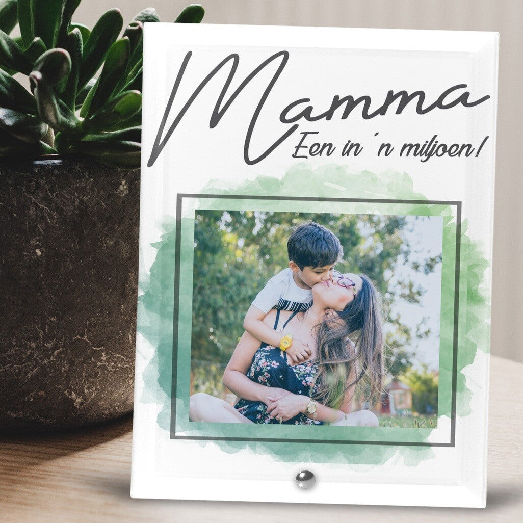 Personalised Glass Tile from Happy Look | South Africa – Stunning decorative art piece with customizable text. Perfect for Mother's Day, birthdays, or any occasion celebrating loved ones and customisable with a personal message. A thoughtful gift that brings joy and lasting memories. Shop now!