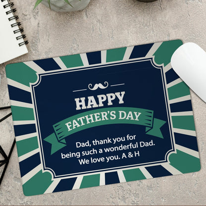 Personalised Square Mousepads For Dad
