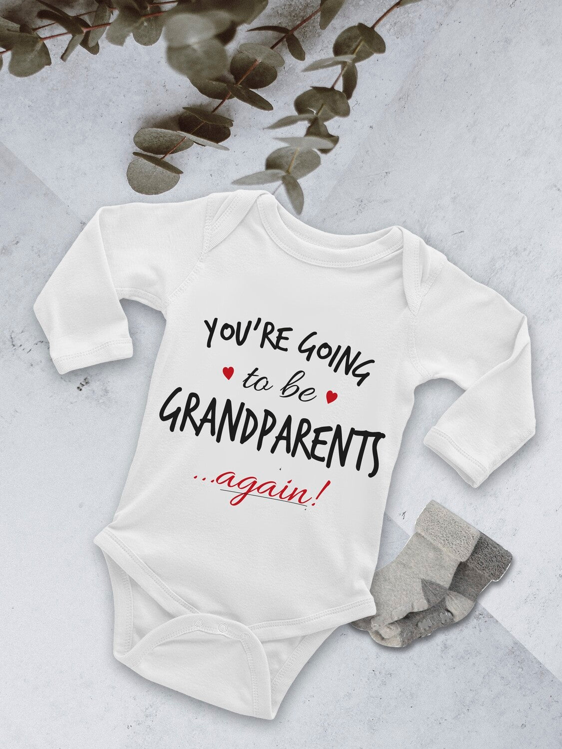 Personalised Pregnancy Announcement Onesies
