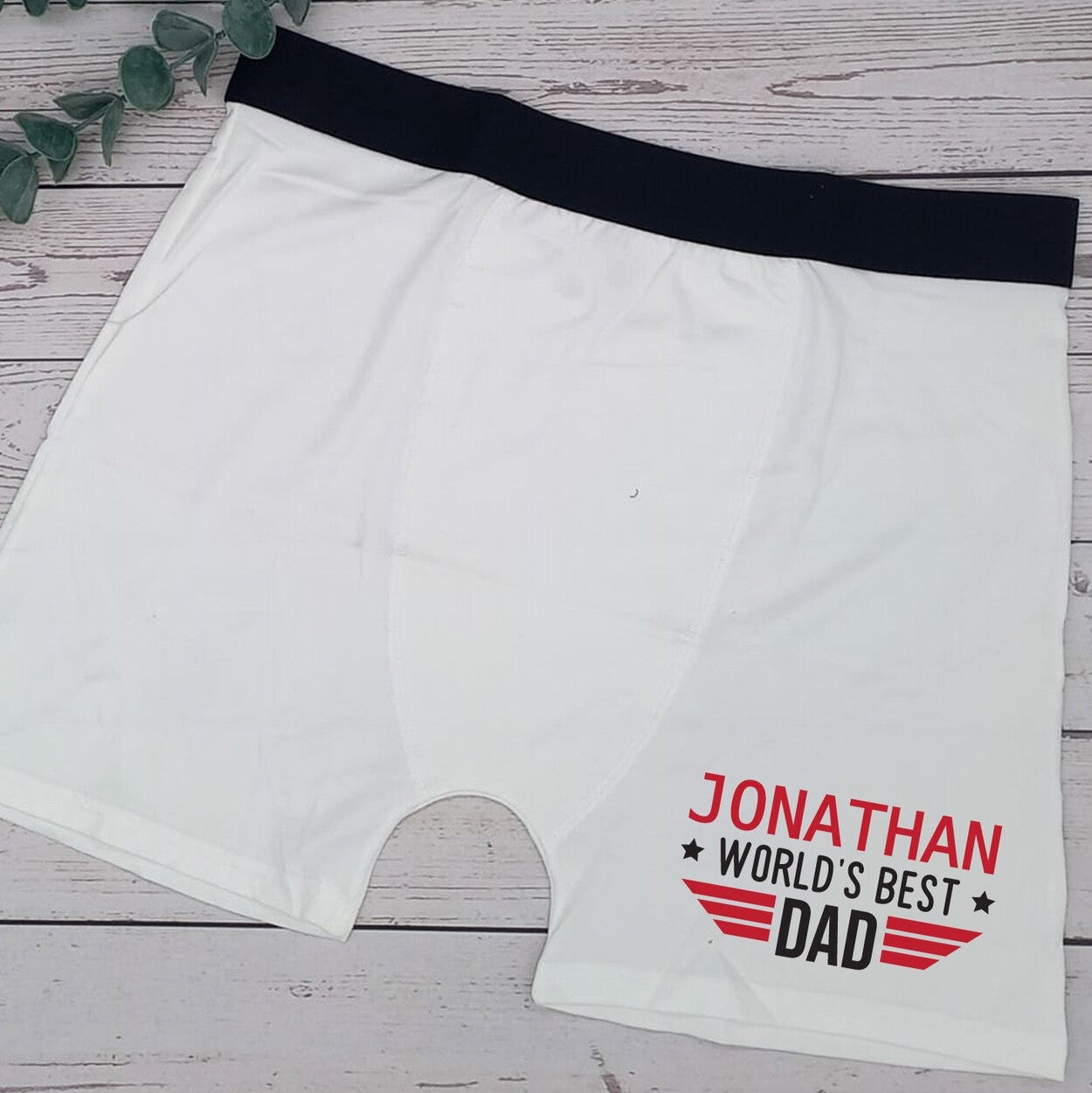 Personalised Mens Underwear for Dad