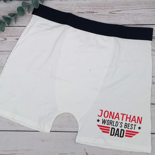 Personalised Mens Underwear for Dad