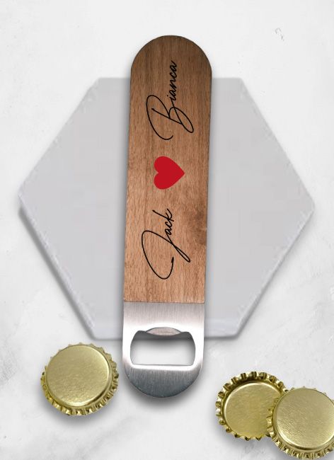 Personalised Wood Bottle Opener