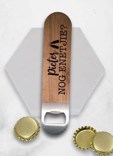 Personalised Wood Bottle Opener