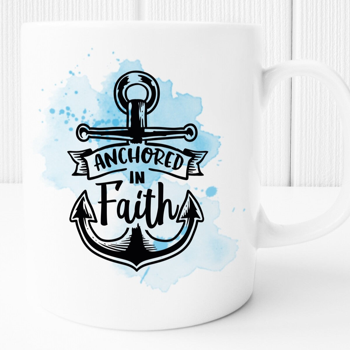 Personalised Inspirational Anchor Mug from Happy Look | South Africa – A beautiful design that inspires faith. Perfect for encouragement and customisable with a personal message. A thoughtful gift that brings joy and lasting memories. Shop now!
