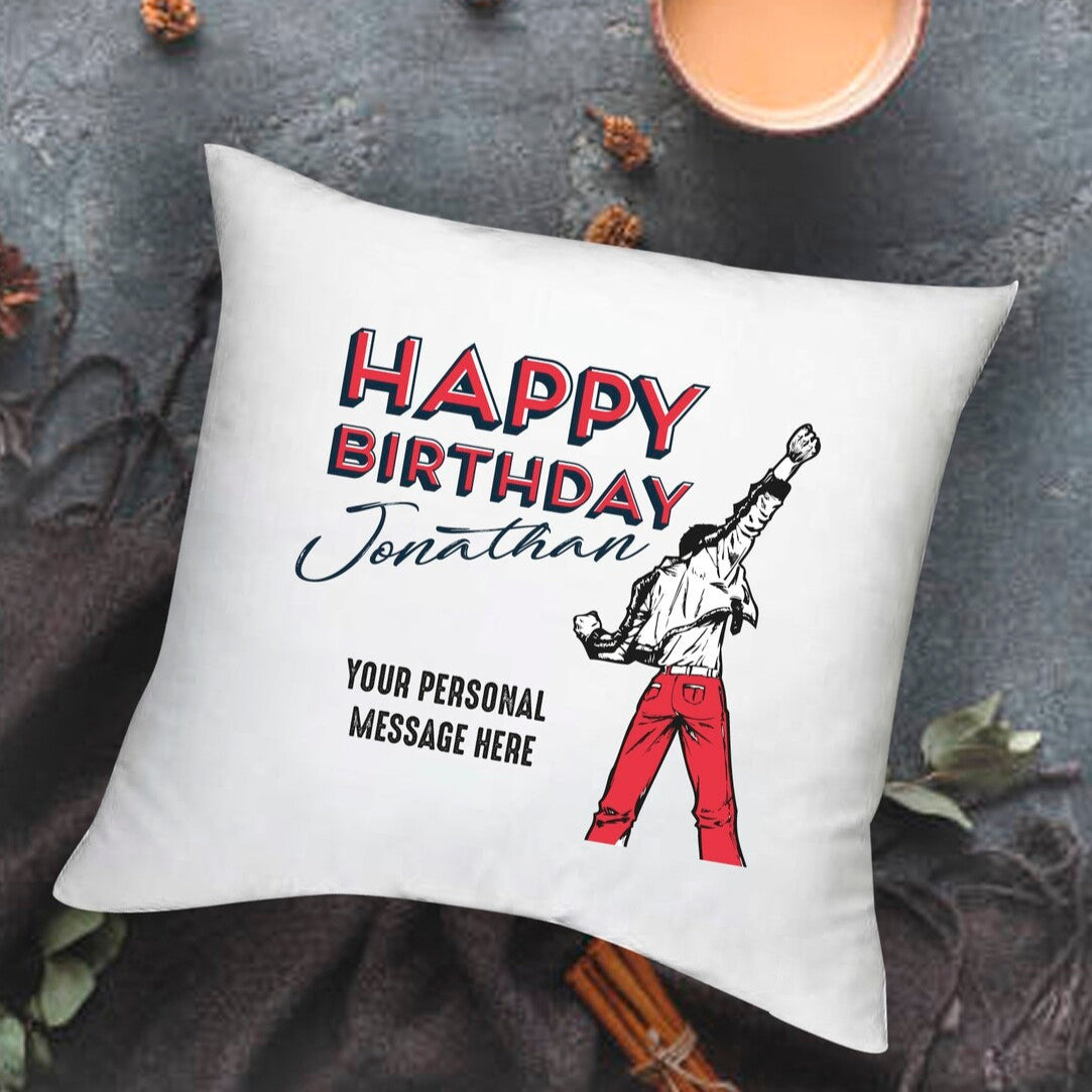  Personalised Birthday Cushion from Happy Look | South Africa – Features a celebratory design with a personal touch. Perfect for birthday celebrations and customisable with a personalized message. A thoughtful gift that brings joy and lasting memories. Shop now!