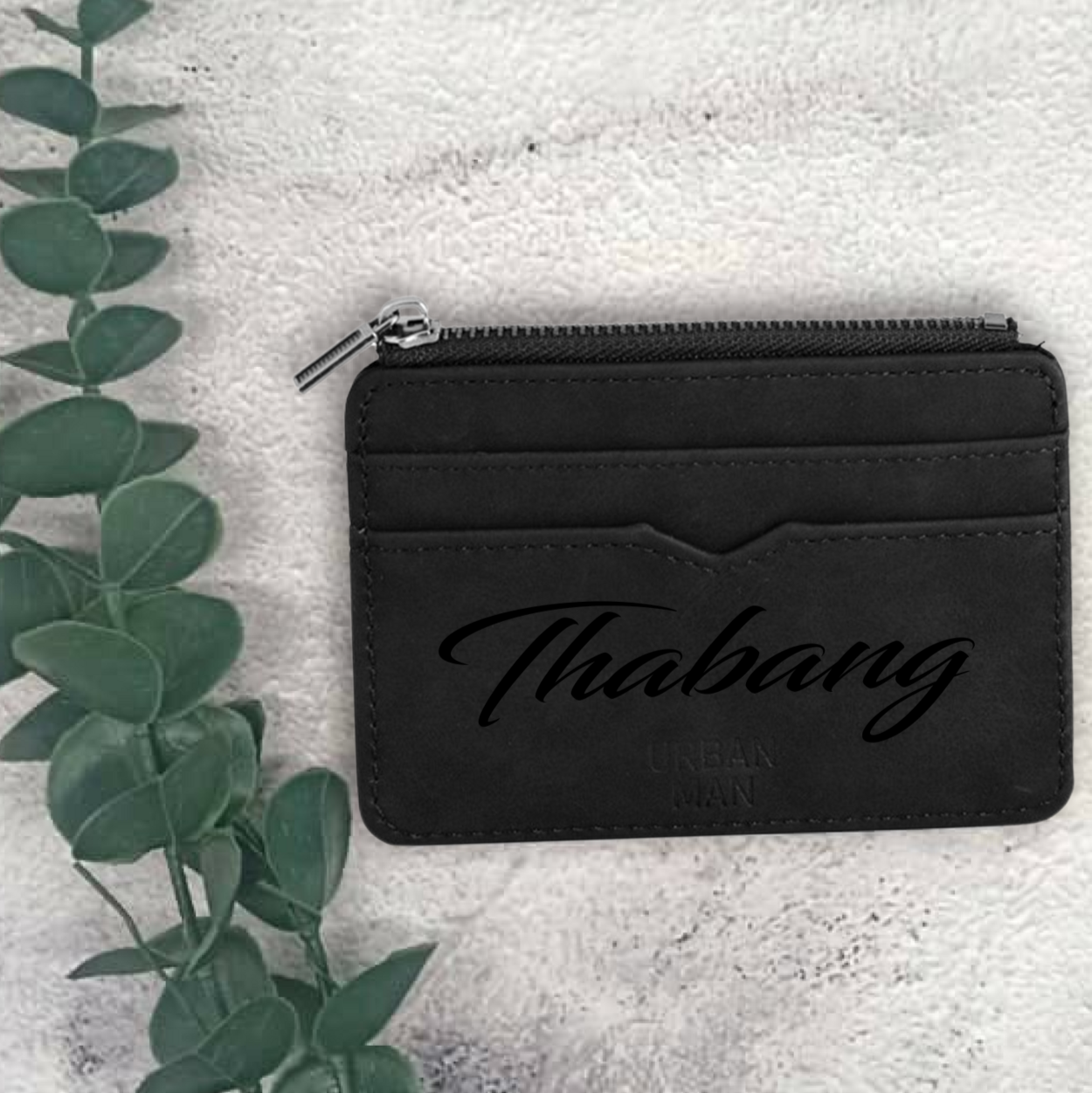 Personalised Card Holder from Happy Look | South Africa – Compact and functional with a stylish name engraving. Perfect for everyday use and customisable with any name. A thoughtful gift that brings joy and lasting memories. Shop now!
