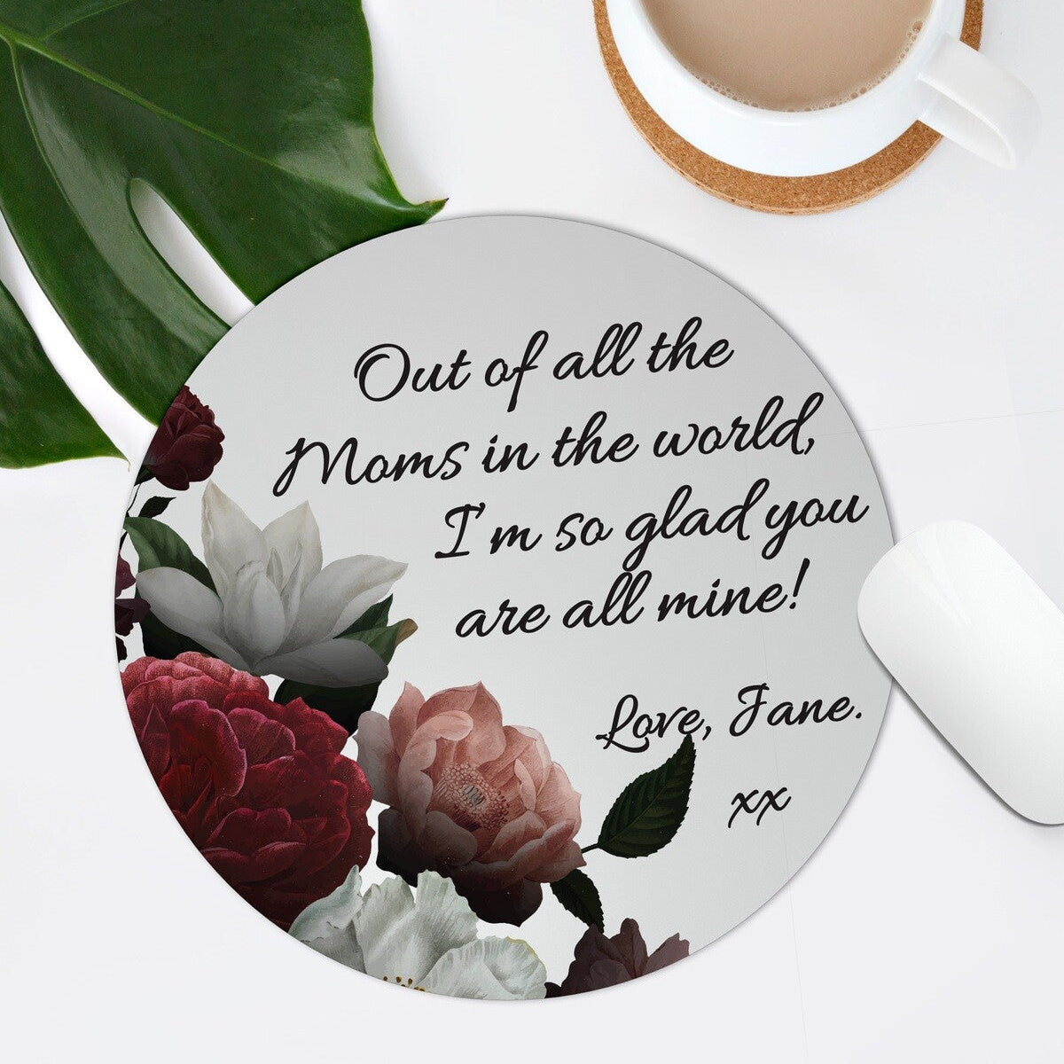 Personalised Mouse Pad from Happy Look | South Africa – Featuring a heartfelt message for mothers. Perfect for Mother's Day and customisable with personal names. A thoughtful gift that brings joy and lasting memories. Shop now!
Image 2: