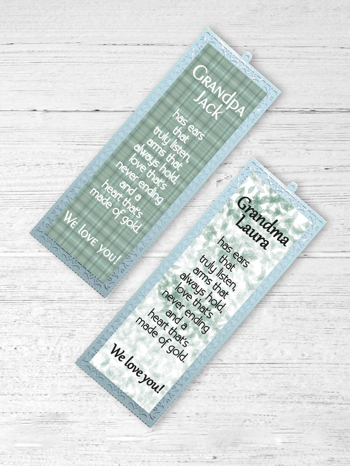 Personalised Metal Bookmark