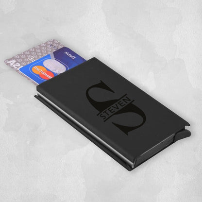 Personalised Card Holder from Happy Look | South Africa – Sleek and stylish design with a custom engraving. Perfect for personal use or gifting on special occasions and customisable with any name or initials. A thoughtful gift that brings joy and lasting memories. Shop now!