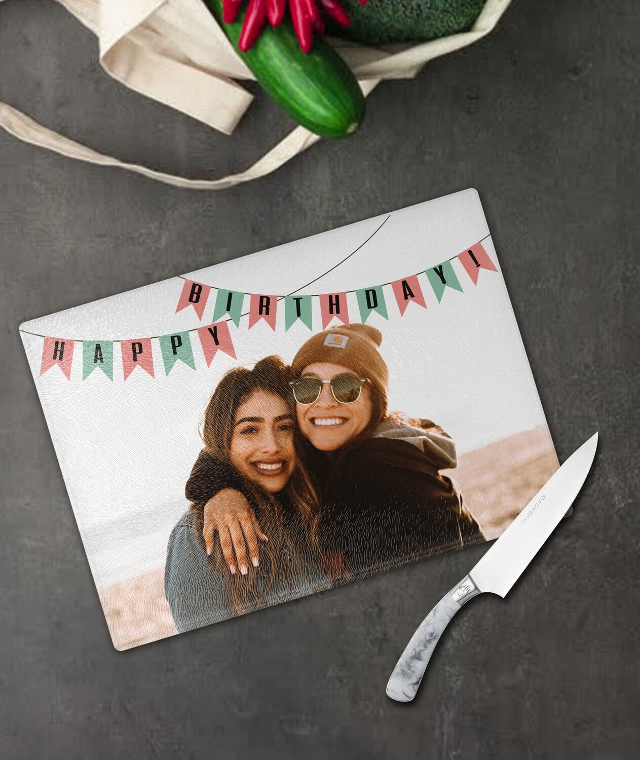 Glass Chopping Board For Her