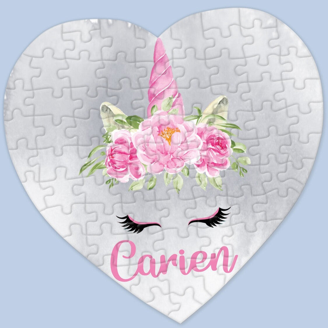 Personalised Unicorn Puzzle from Happy Look | South Africa – Adorned with floral designs and a name. Perfect for unicorn-themed parties and customisable with names. A thoughtful gift that brings joy and lasting memories. Shop now!