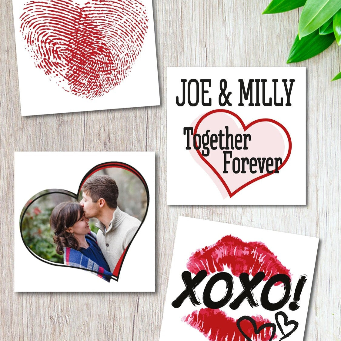 Personalised Fridge Magnets from Happy Look | South Africa – Unique heart-shaped fingerprint designs. Perfect for anniversaries and customizable with names. A thoughtful gift that brings joy and lasting memories. Shop now!