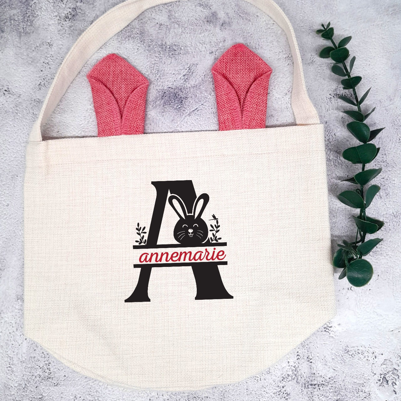 Personalised Bunny Ears Easterhunt Bag
