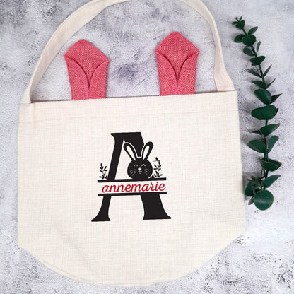Personalised Bunny Ears Easterhunt Bag