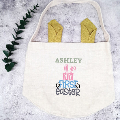 Personalised Bunny Ears Easterhunt Bag