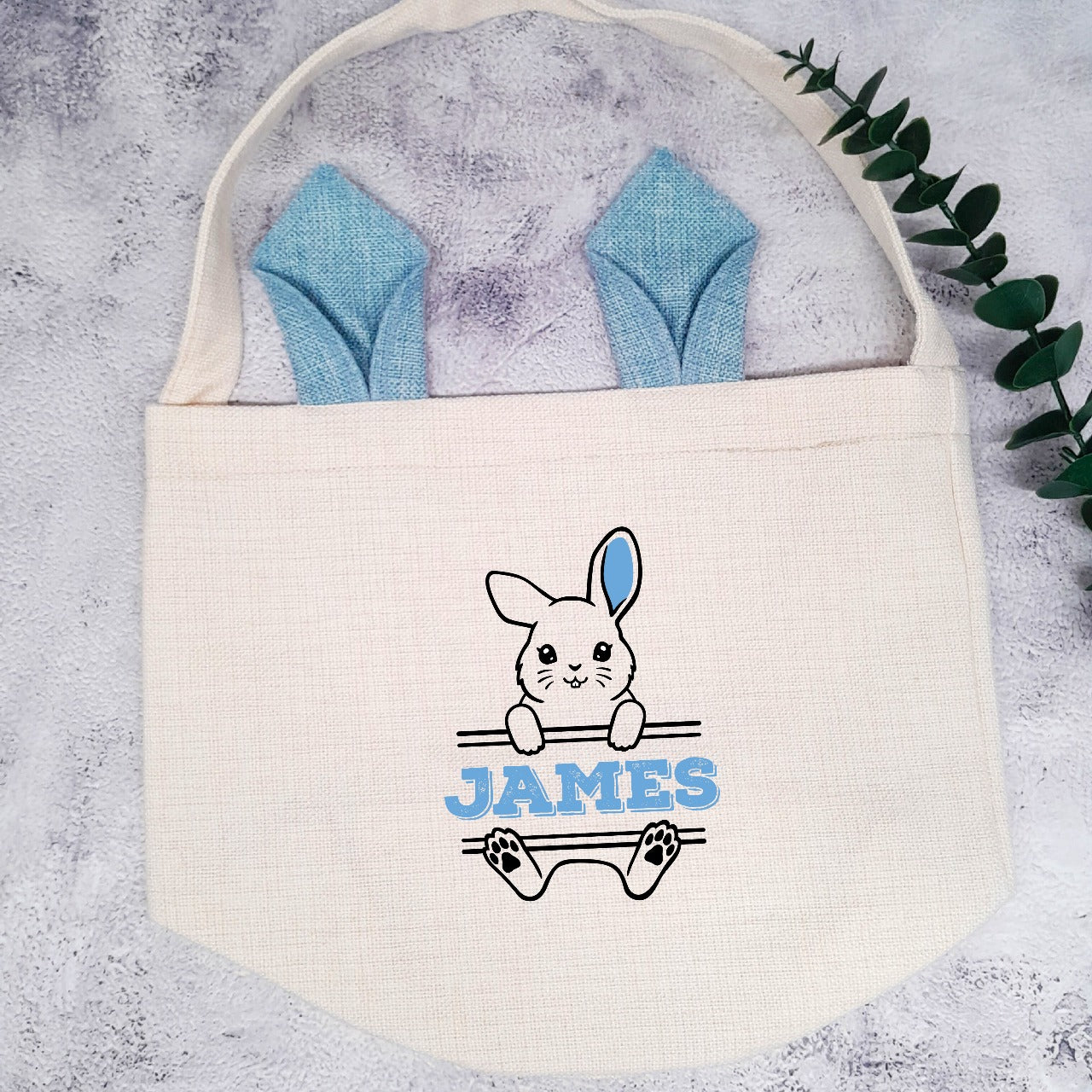 Personalised Bunny Ears Easterhunt Bag